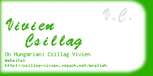 vivien csillag business card